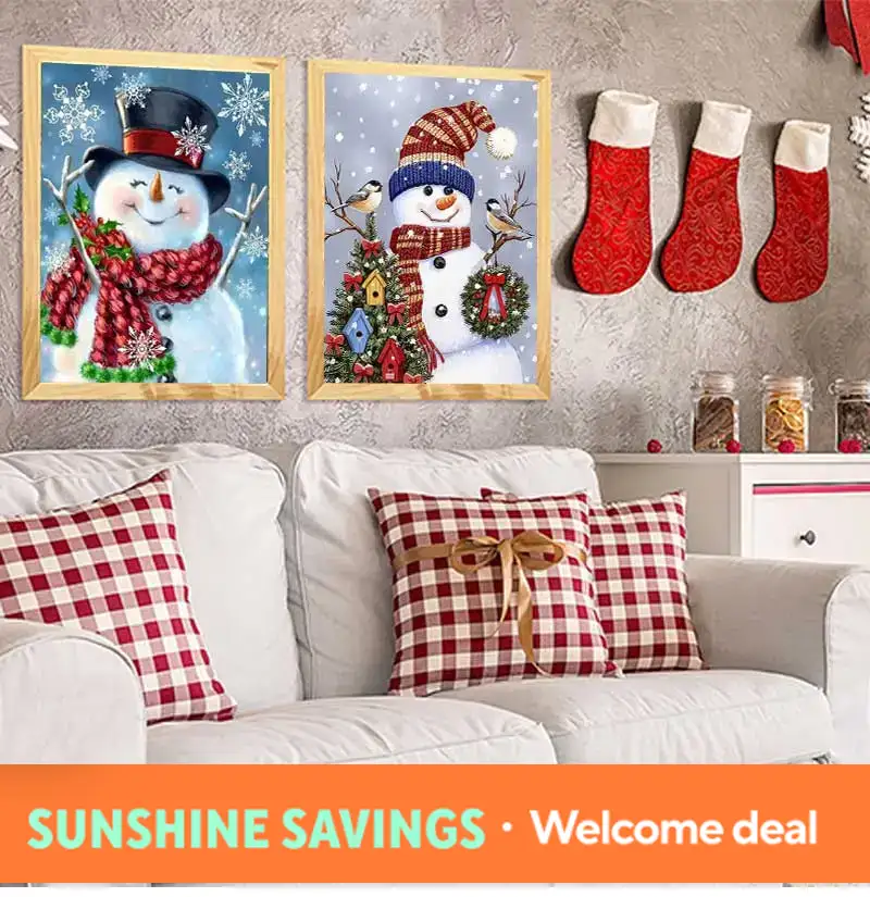 Background Resin Art - Pintura de diamante de Natal, árvore