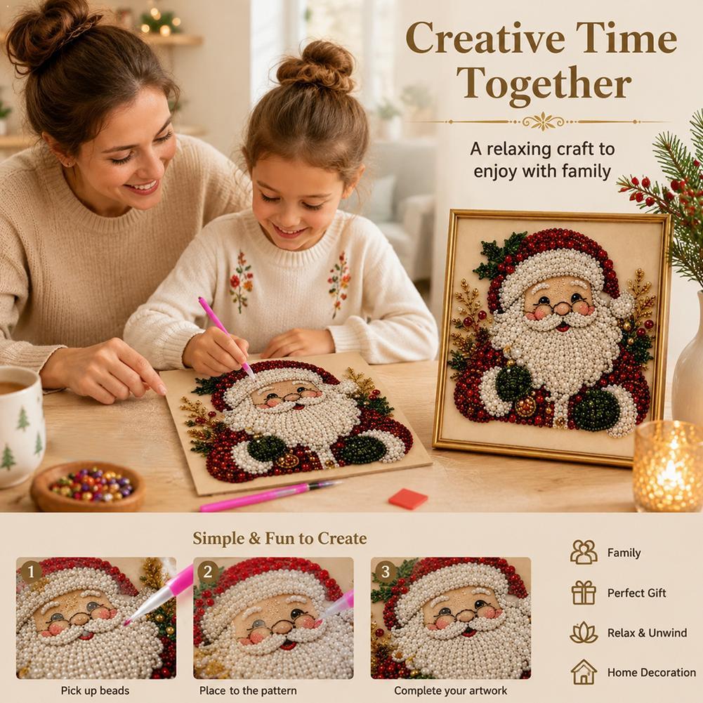 Resin Art Gift - Kit de Arte com Pérolas DIY