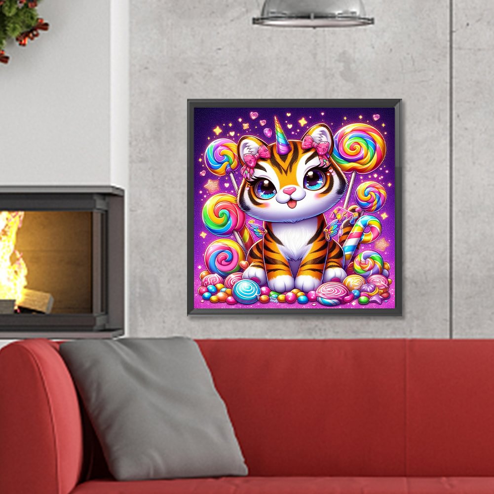 Resin Art Flowers - Pintura diamante família flor câncer cheio