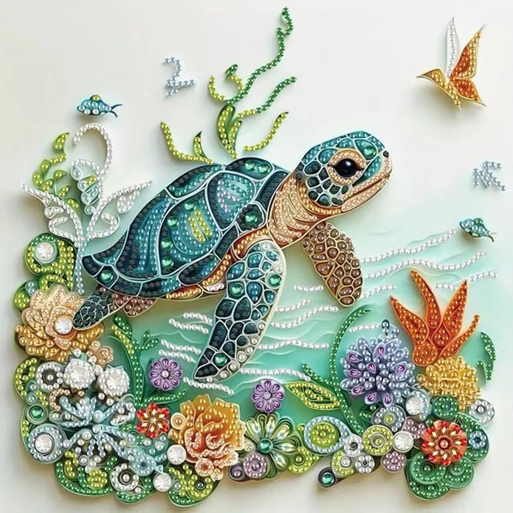Resin Art Flowers - Kits de Pintura com Diamantes de