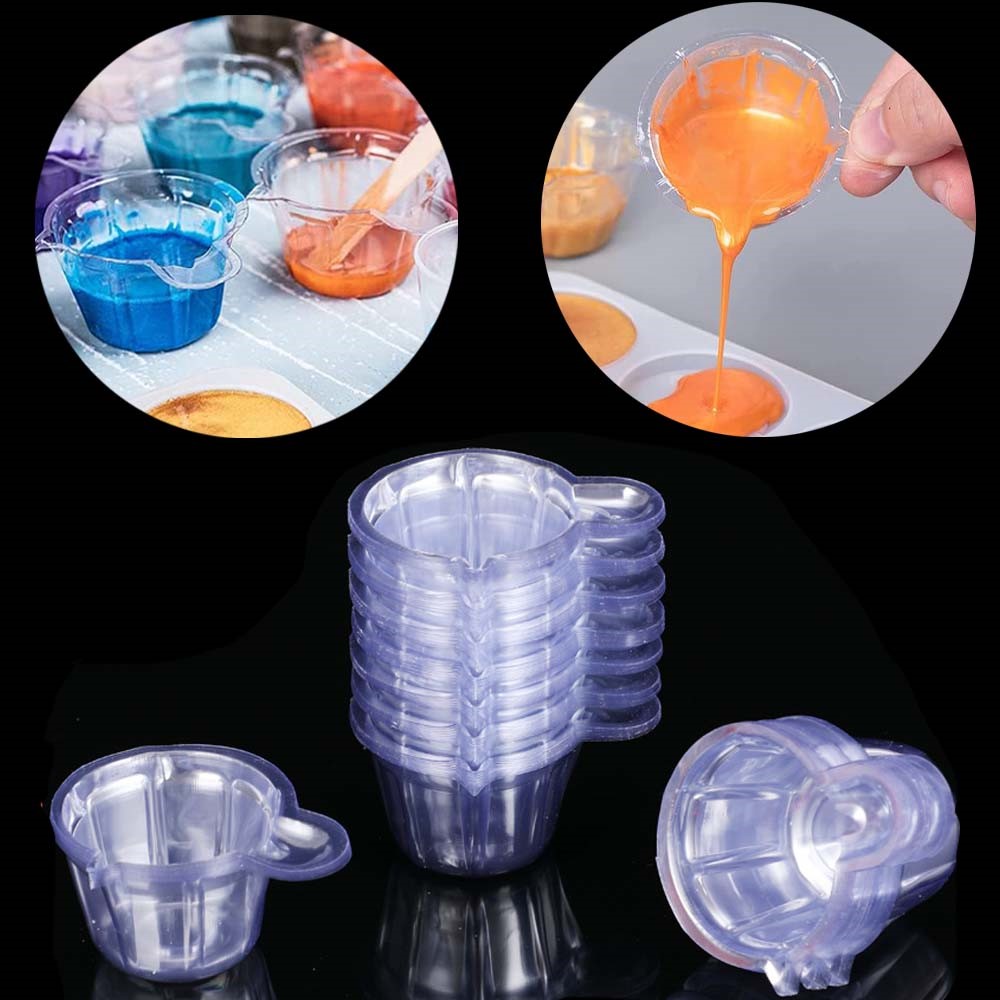 Resin Mixing Cup - 10/20/50/100 pçs 40ml copos descartáveis de