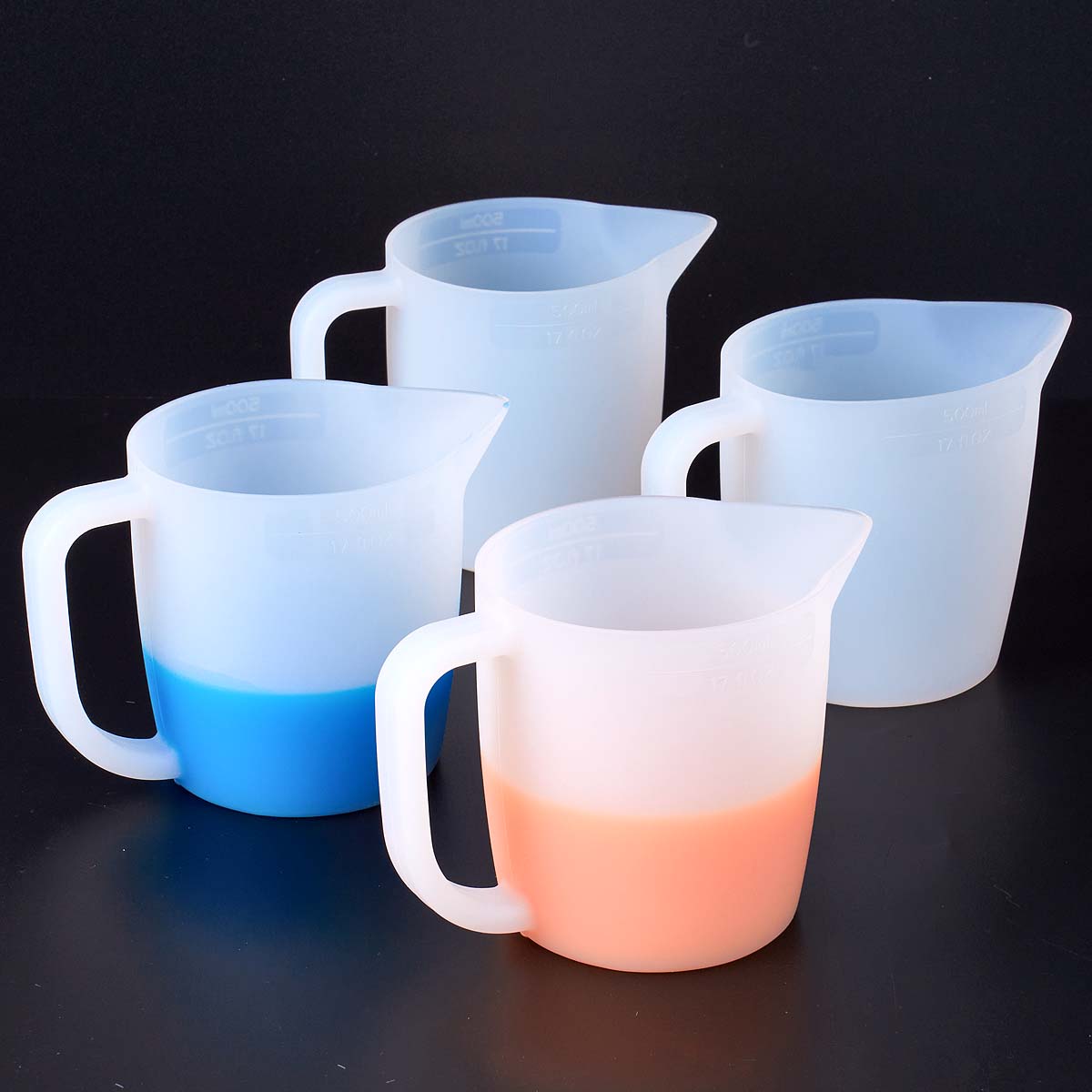 Resin Mixing Cup - Copo de medição de silicone 500ml