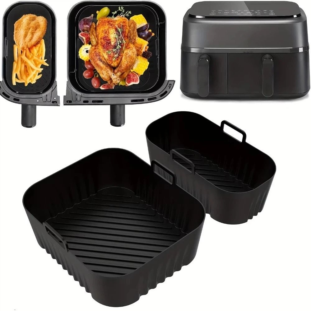 Tray Mold Rectangle - Forro de Silicone Retangular Antiaderente Reutilizável