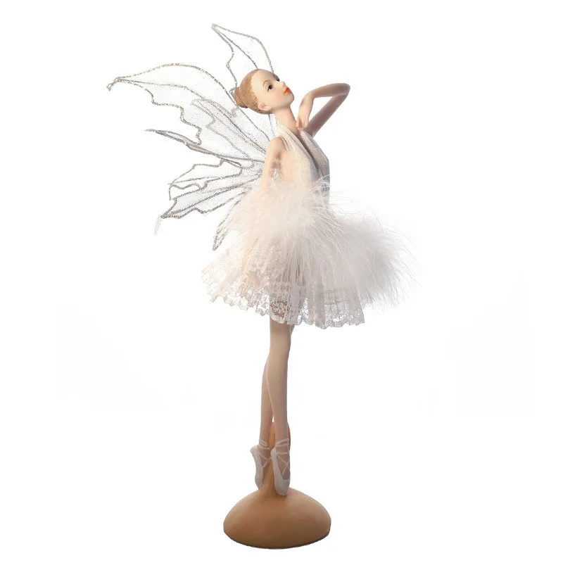 Resin Art Gift For Anniversary - Elegante Estatueta de Bailarina de Ballet,