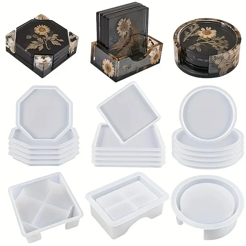 Resin Art Equipment - Conjunto de moldes de resina de