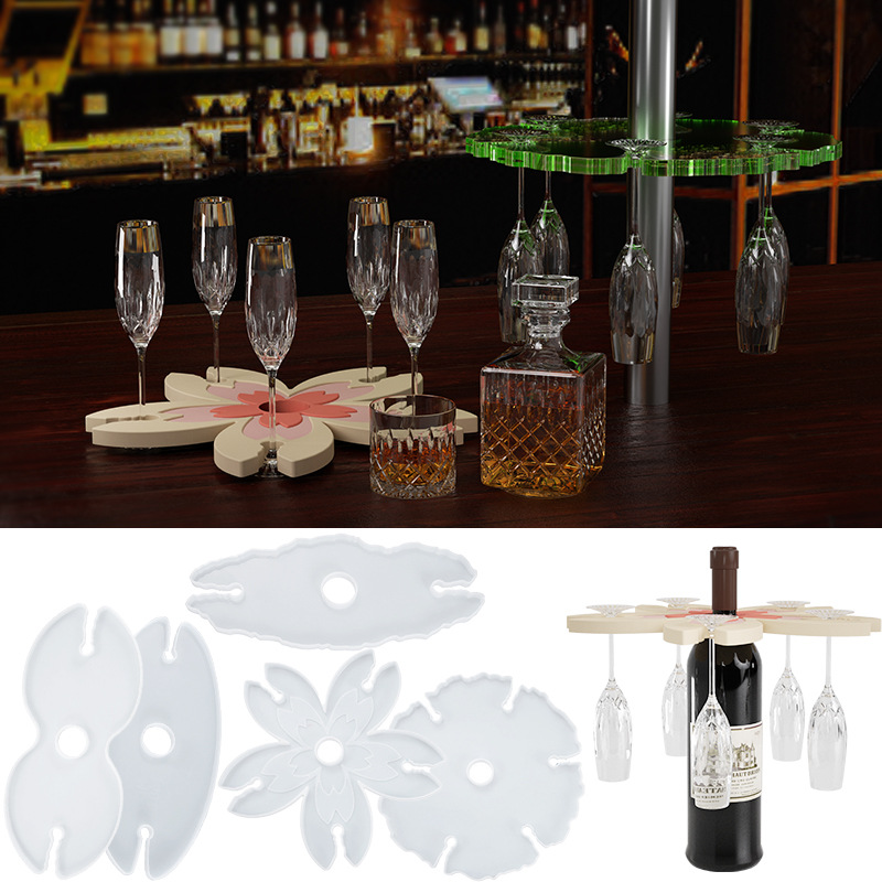 Resin Art Equipment - Molde de silicone de 3 camadas