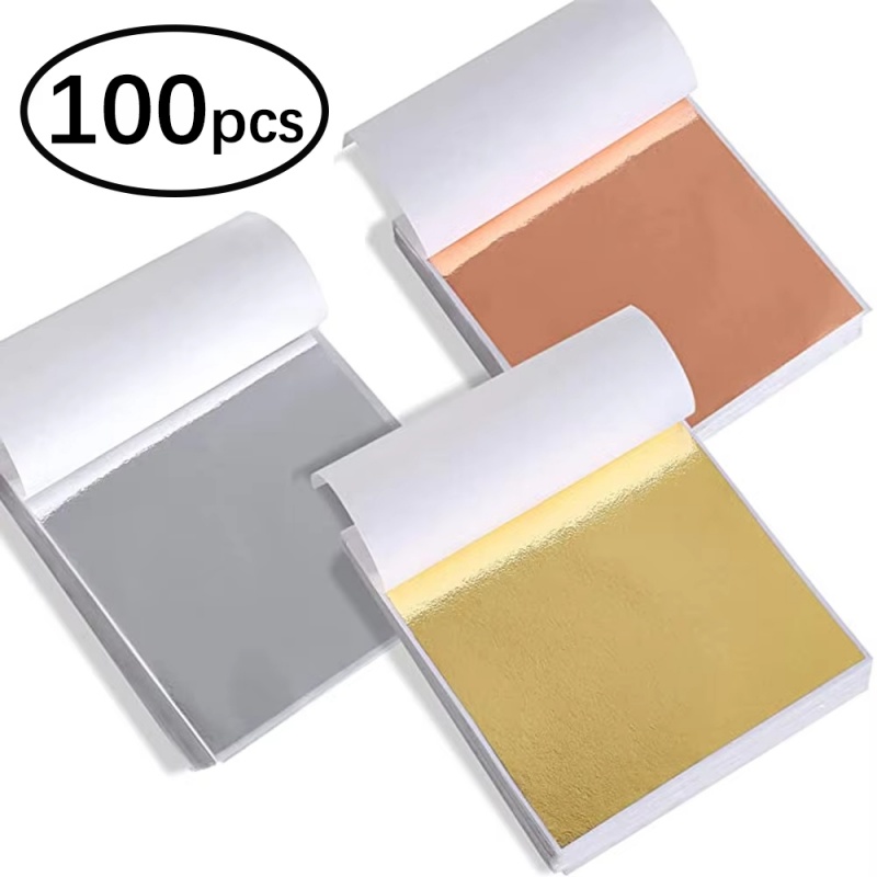 Resin Art Gift For Anniversary - 100 Folhas de Imitação de Ouro,