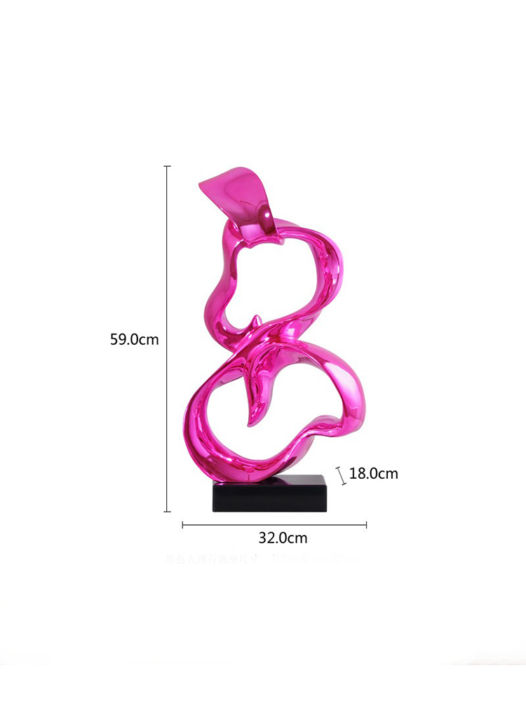 Resin Art Gift For Anniversary - Escultura Abstrata de Fita Colorida em