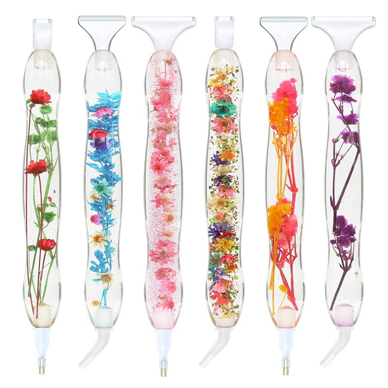Resin Art Flowers - Conjunto de 1 Caneta de Pintura