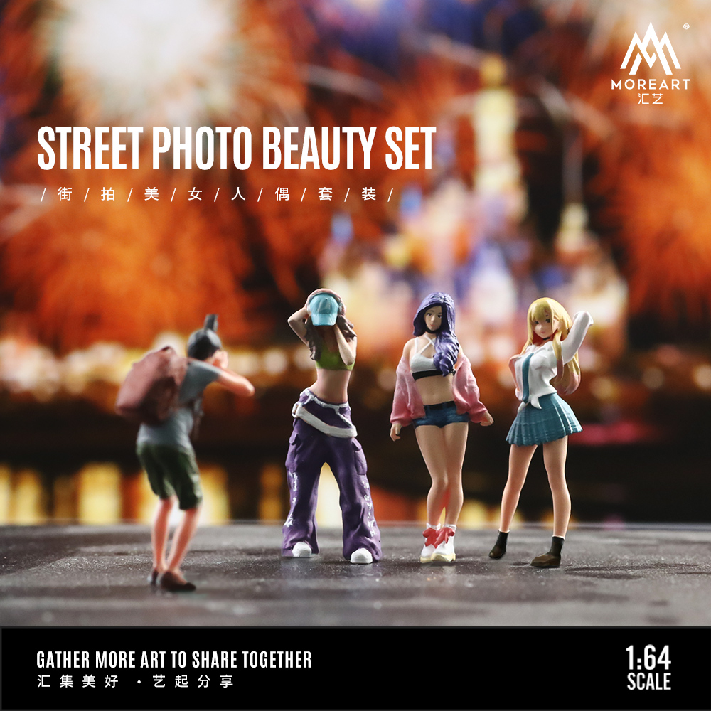 Resin Art Gift - Mais arte 1:64 conjunto de bonecos