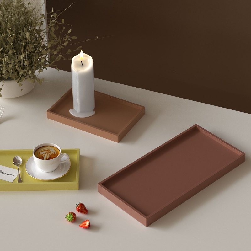 Bandeja de armazenamento retan - Tray Mold Rectangle avaliação e preço