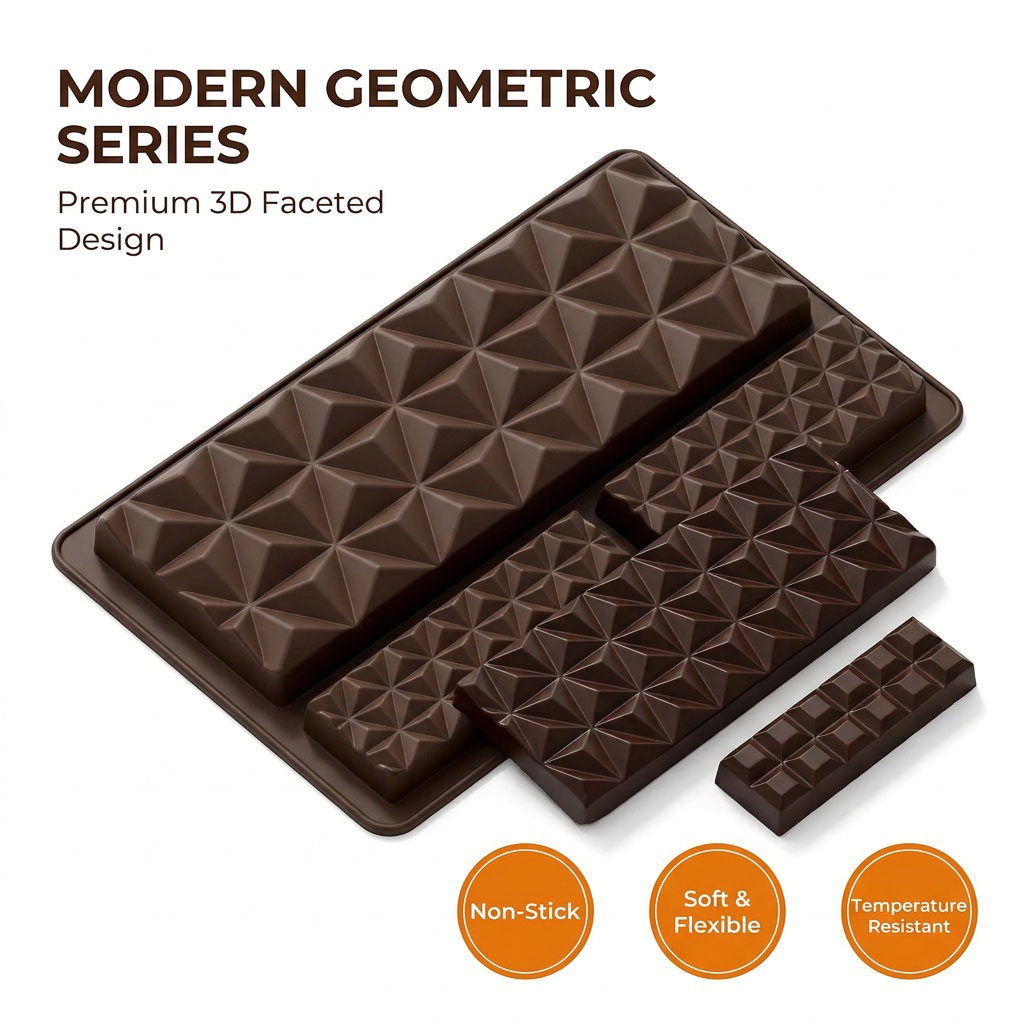 Molde de Silicone 2 em 1 para  - Tray Mold Rectangle avaliação e preço