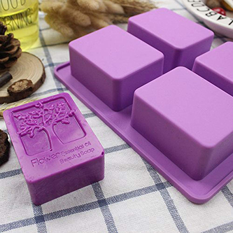 Molde de sabão de silicone ret - Tray Mold Rectangle avaliação e preço