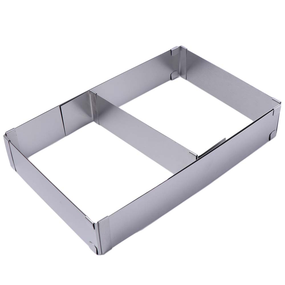 Anel de bolo de mousse ajustáv - Tray Mold Rectangle avaliação e preço