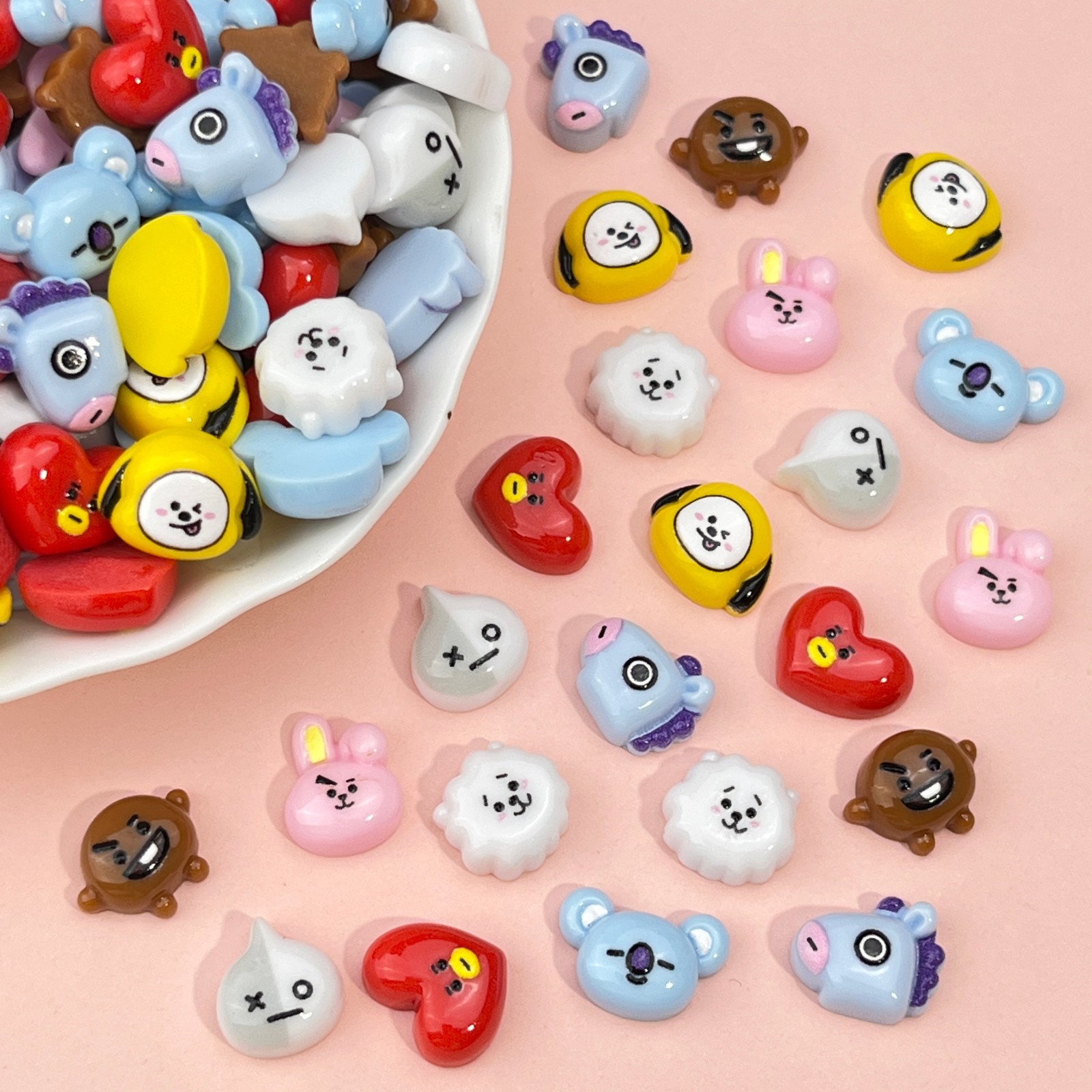 B T 21 Chimmy Koya RJ Shooky T - Resin Art Gift avaliação e preço