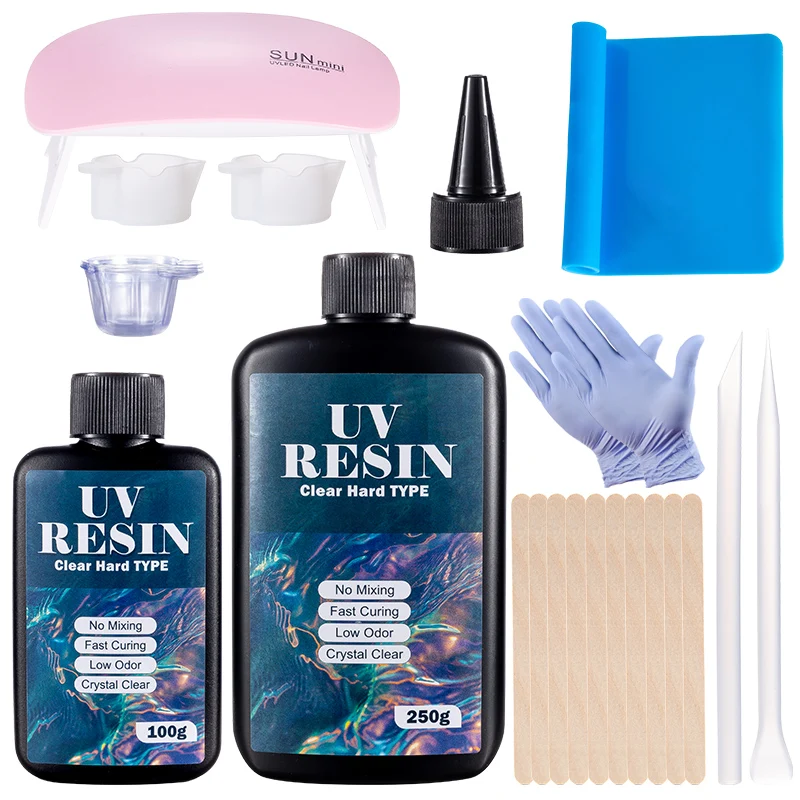 Kit de cola de resina uv dura, - Resin Art Equipment avaliação e preço