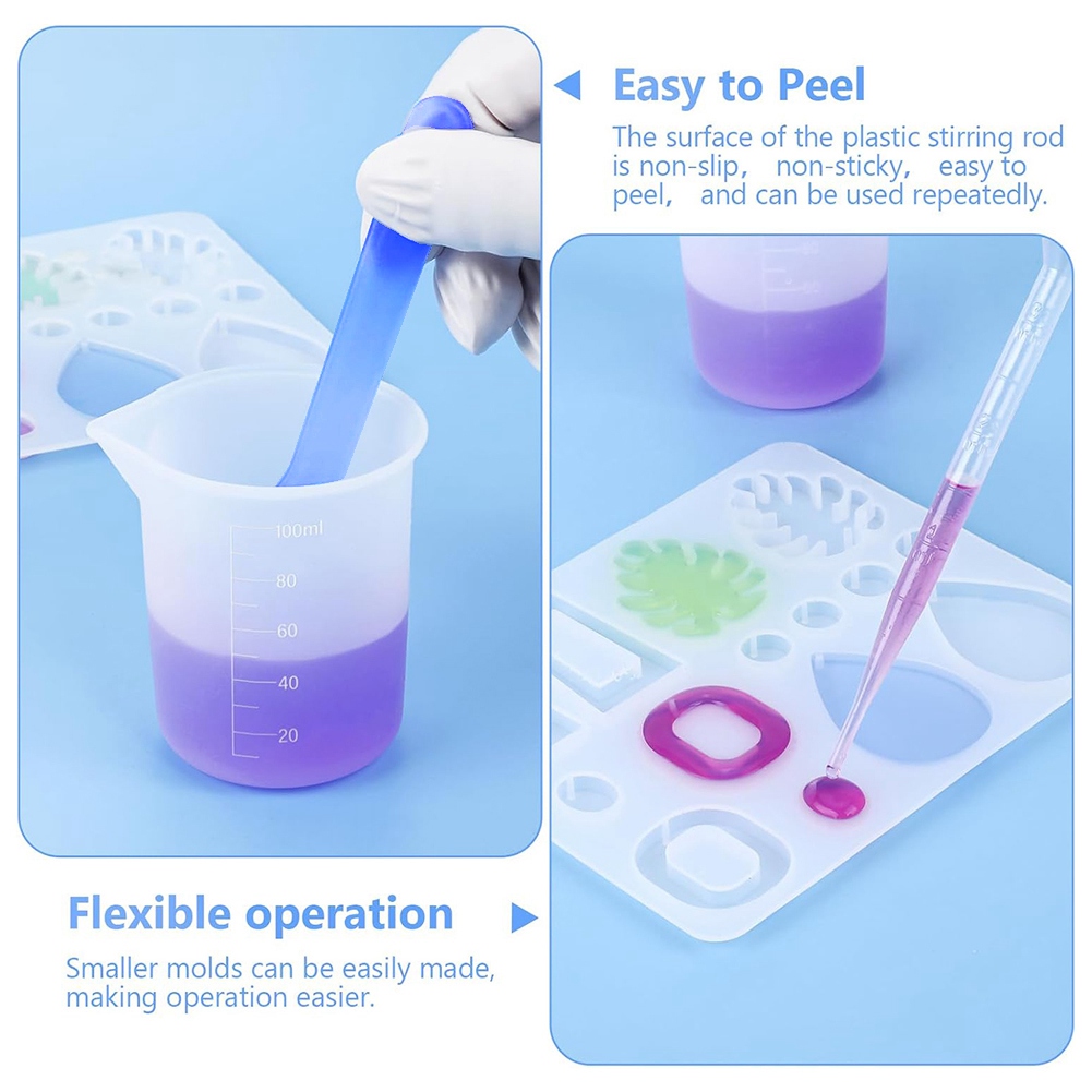 -Tuas de medição de silicone d - Resin Mixing Cup avaliação e preço