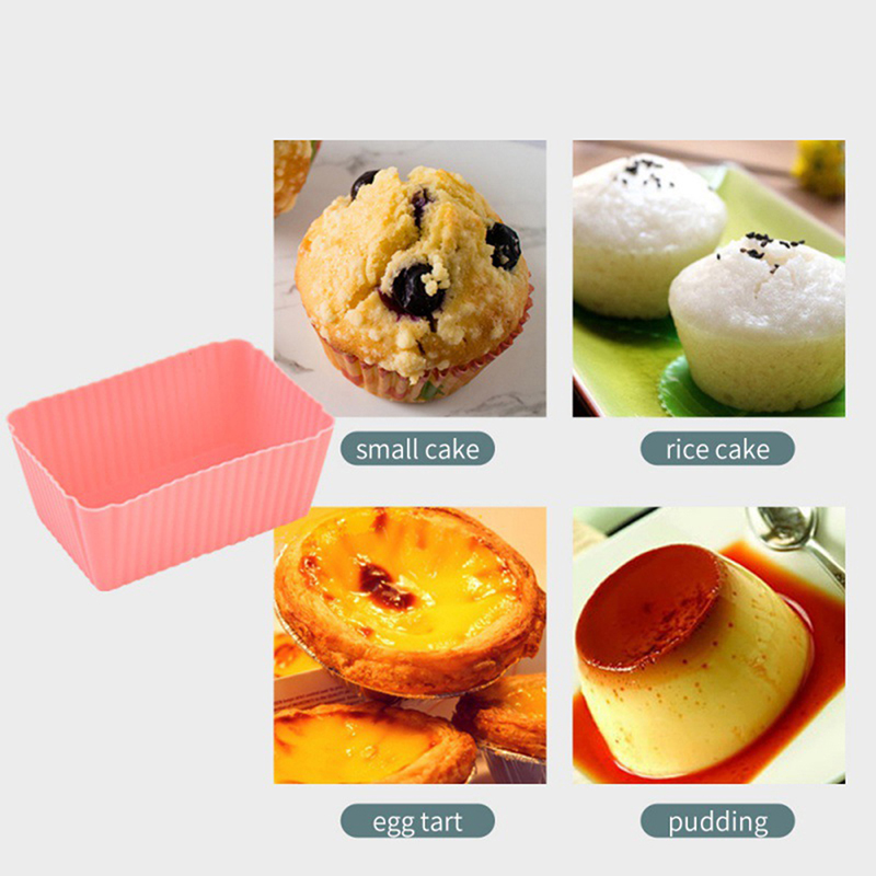 Silicone Baking Mold para Muff - Tray Mold Rectangle avaliação e preço