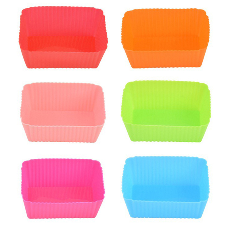 Silicone Baking Mold para Muff - Tray Mold Rectangle avaliação e preço