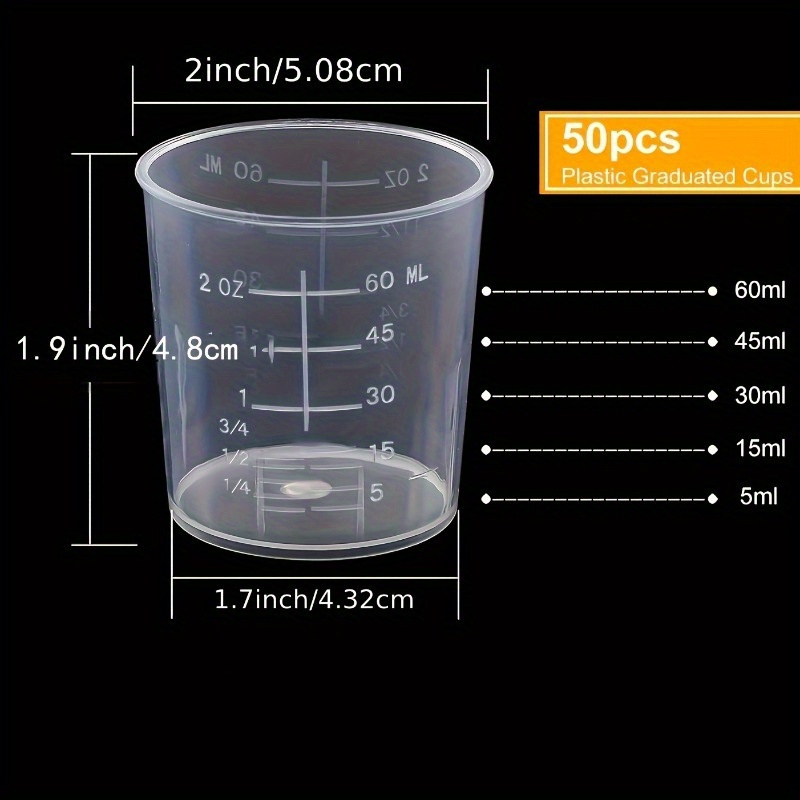 Copo graduado transparente par - Resin Mixing Cup avaliação e preço