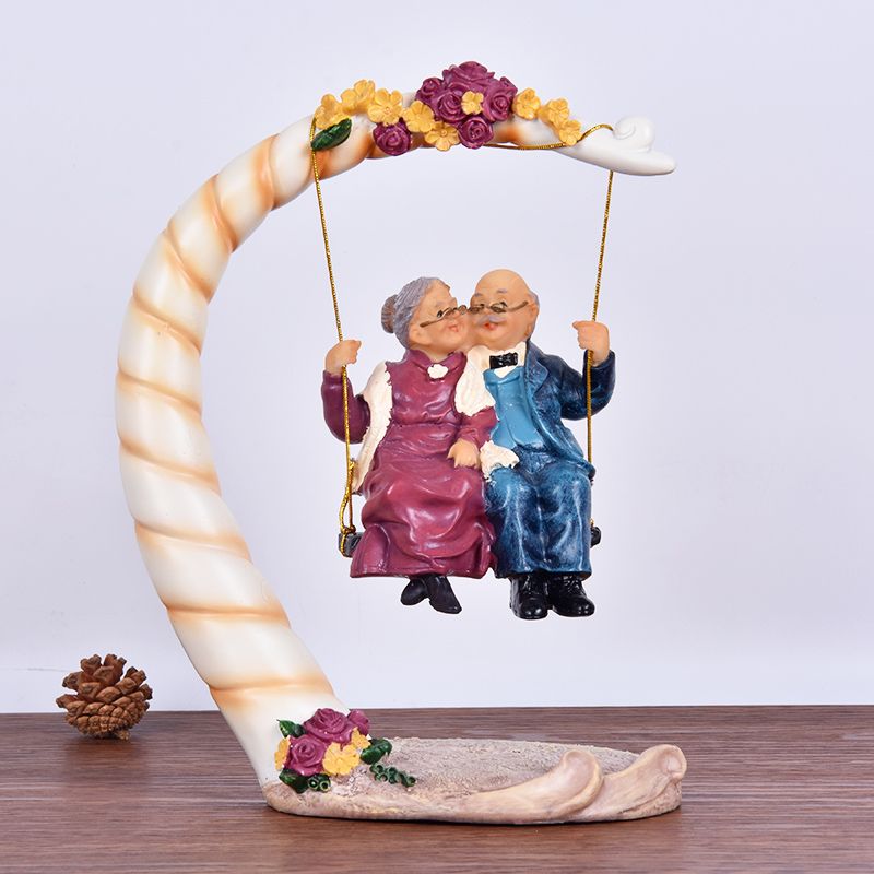 Estatuetas de Resina de Casal  - Resin Art Gift For Anniversary avaliação e preço