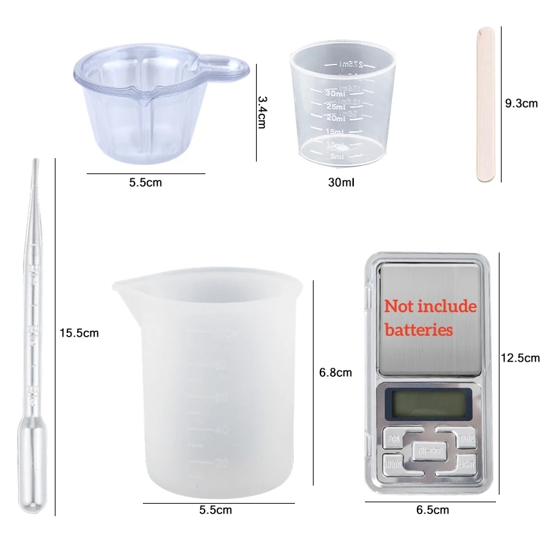 Kit de resina epóxi cristalina - Resin Mixing Cup avaliação e preço