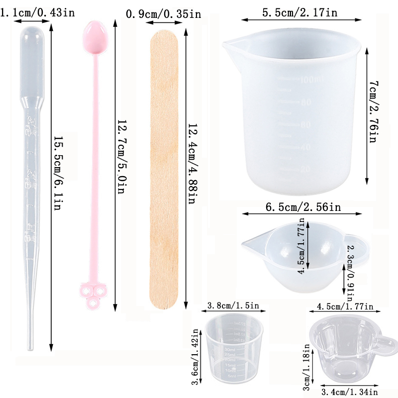 Kit de ferramentas de resina e - Resin Mixing Cup avaliação e preço