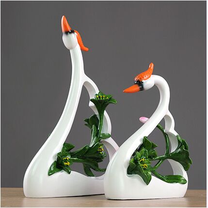 Casais amantes dos cisnes arte - Resin Art Gift For Anniversary avaliação e preço