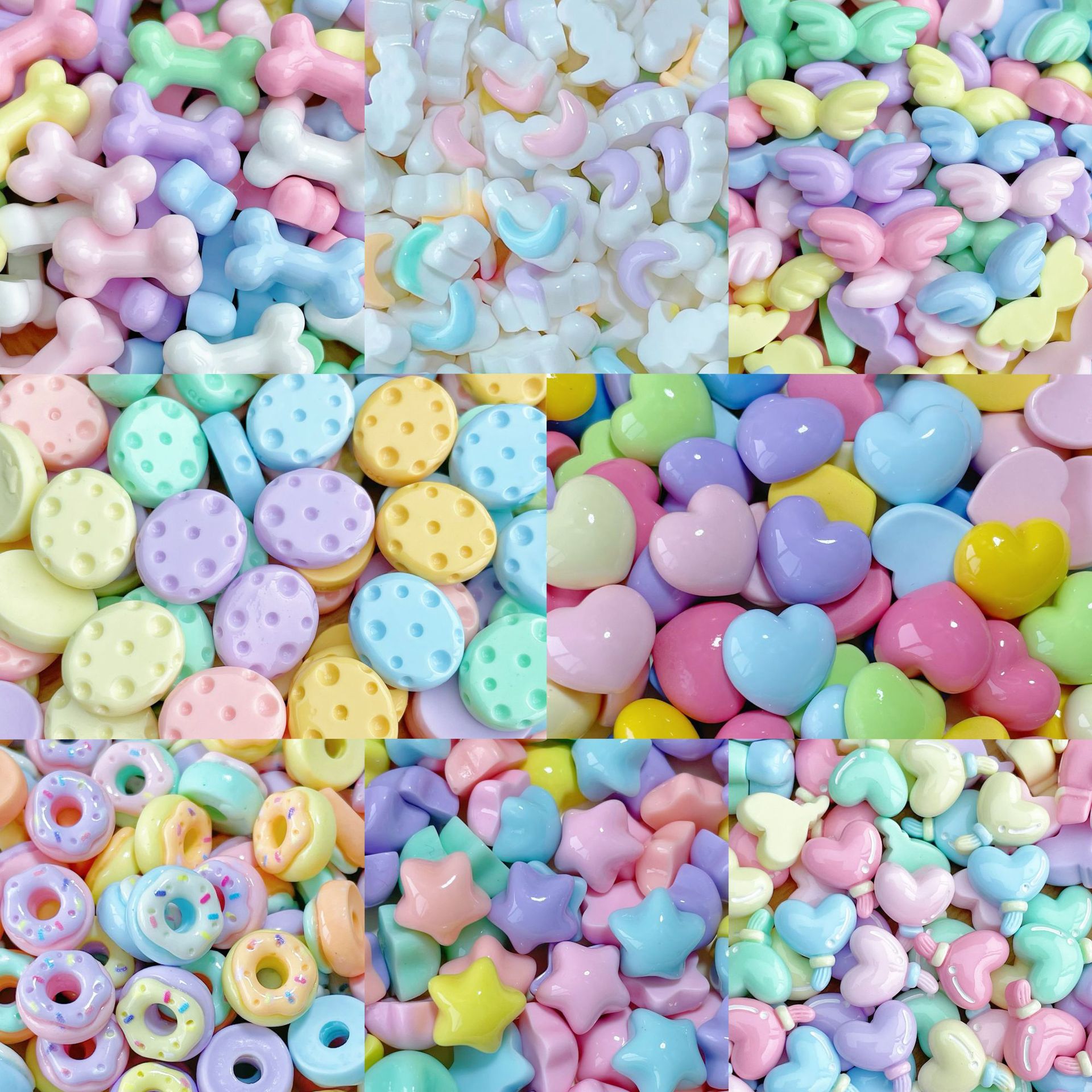 20/30/50 Peças Sortidas de Min - Resin Art Earrings Material avaliação e preço