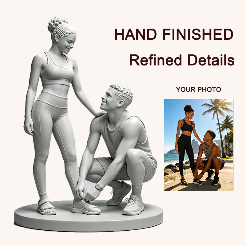 Estatueta de casal personaliza - Resin Art Gift For Anniversary avaliação e preço