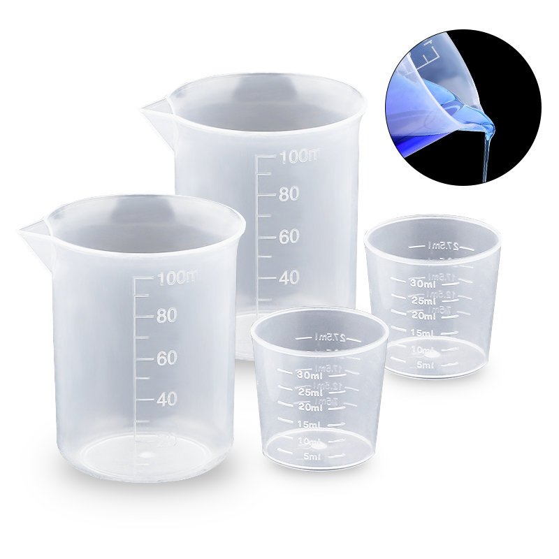 Copo Medidor de Plástico 100ML - Resin Mixing Cup avaliação e preço