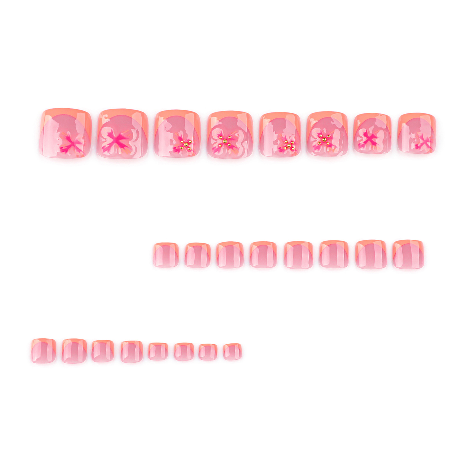 24 pçs encantador padrão de fl - Resin Art Flowers avaliação e preço