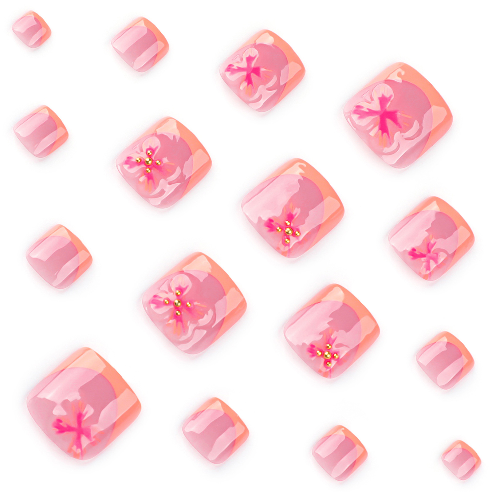 24 pçs encantador padrão de fl - Resin Art Flowers avaliação e preço