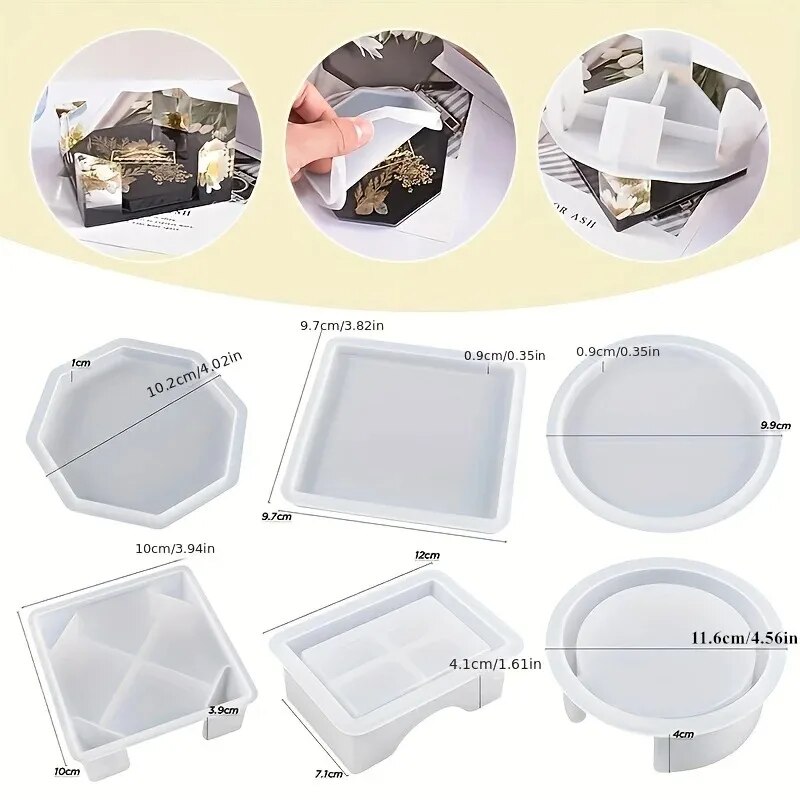 Conjunto de moldes de resina d - Resin Art Equipment avaliação e preço
