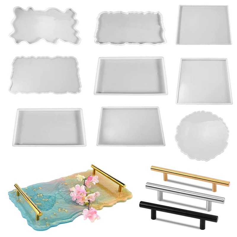Bandeja de resina epóxi molde  - Tray Mold Rectangle avaliação e preço