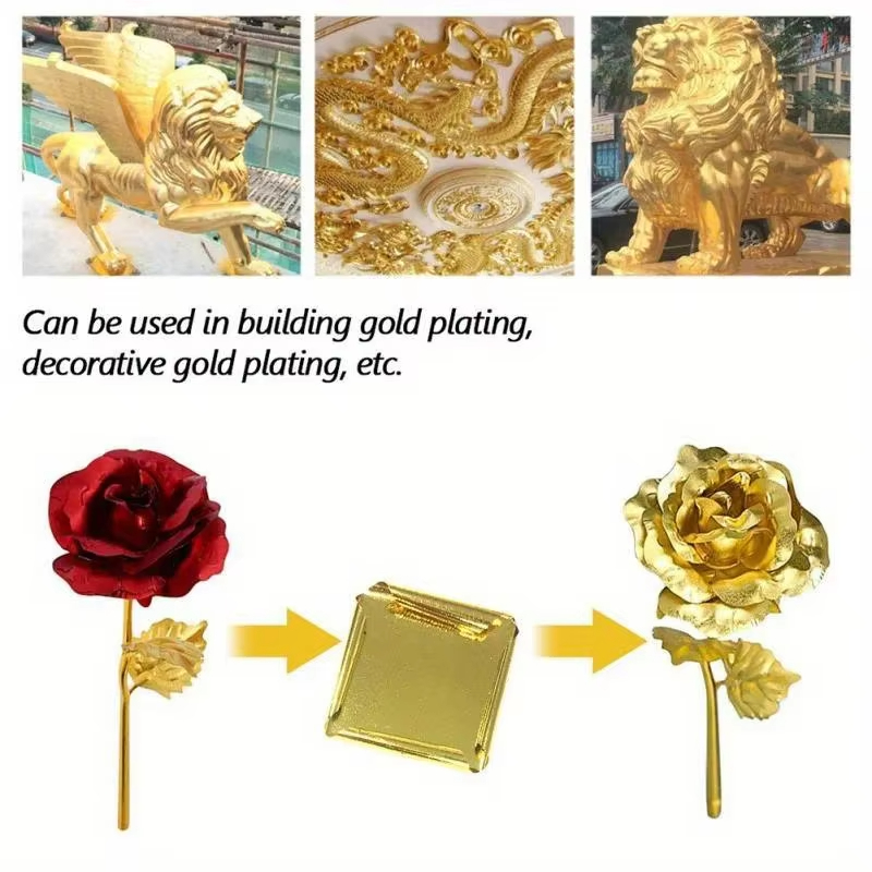 100 Folhas de Imitação de Ouro - Resin Art Gift For Anniversary avaliação e preço