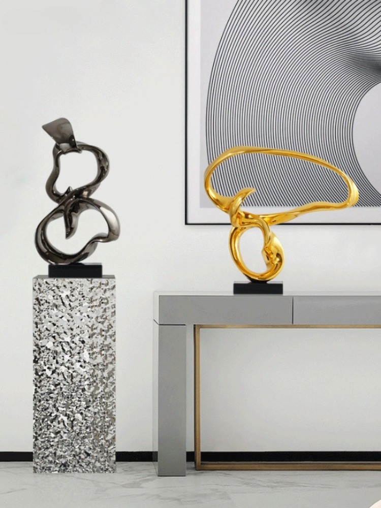 Escultura Abstrata de Fita Col - Resin Art Gift For Anniversary avaliação e preço